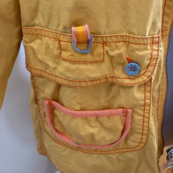 Oilily Kids Vintage Raincoat with Removable Hood Many Features Unisex, sz 7-8 US - Picture 8 of 11